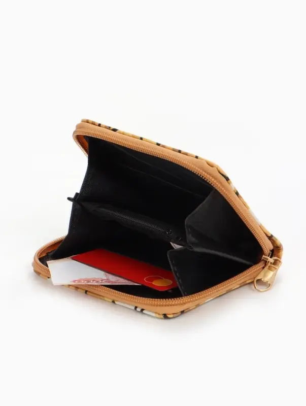 Кошелёк на молнии &laquo;Выбражулька&raquo;, цвет рыжий