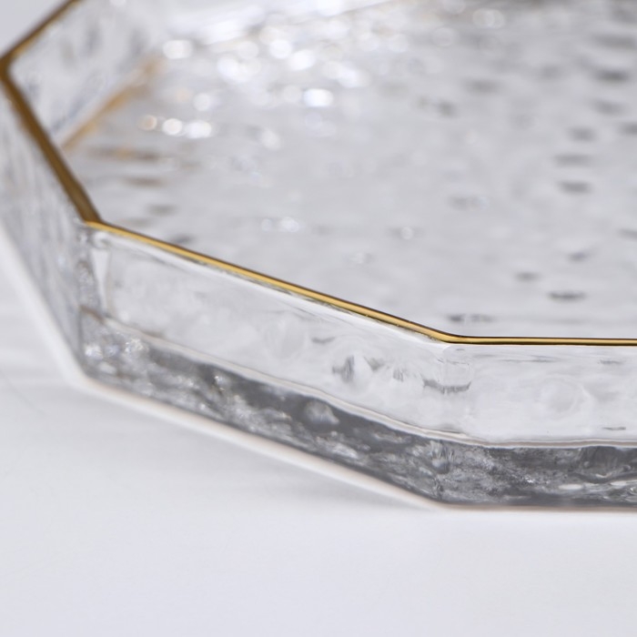 Поднос стеклянный Fairyshine, 24×3 см Поднос стеклянный Fairyshine, 24×3 см