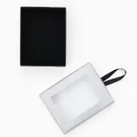 Набор подарочных коробочек 6 шт. под набор &laquo;Селебрити&raquo;, 7&times;9 см, серебристый, чёрный