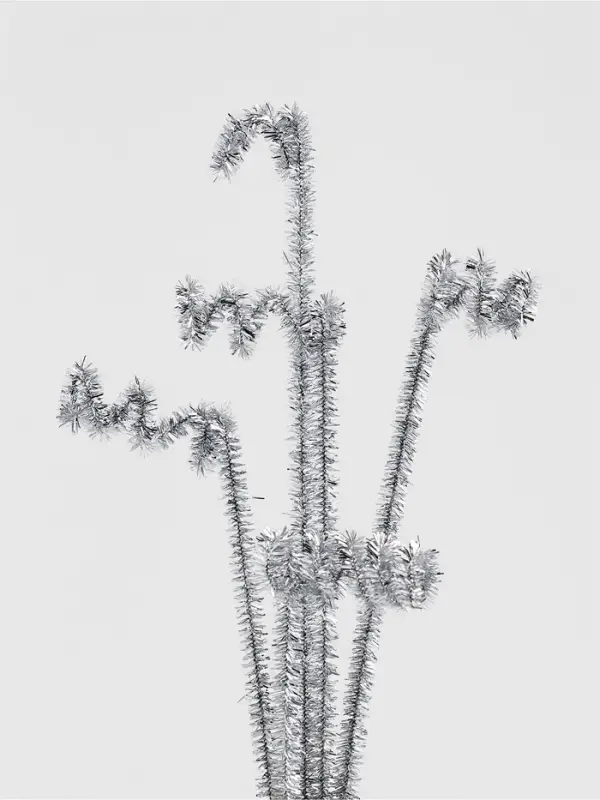 Синельная проволока &laquo;Блеск&raquo;, набор 50 шт., серебряная, 30 см