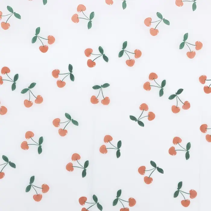 Бумага упаковочная тишью, «Вишня», 50 см × 70 см 17 грамм