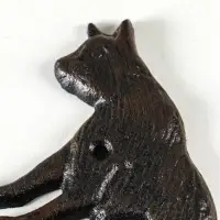 Настенный крючок декоративный &laquo;Кошечка&raquo;, чугун, 9&times;3&times;18 см