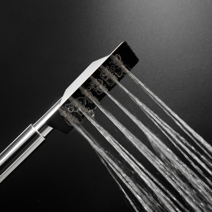 Душевая лейка ZEIN Z423, 1 режим, прямоугольная, полированная нержавеющая сталь Душевая лейка ZEIN Z423, 1 режим, прямоугольная, полированная нержавеющая сталь