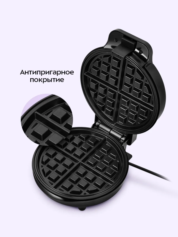 Вафельница электрическая КТ-4619 - 1000 Вт Вафельница электрическая КТ-4619 - 1000 Вт