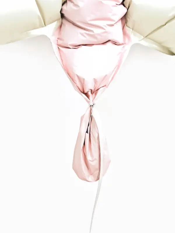 Воздушный шар фольгированный 37" &laquo;Бабочка, кремовый сатин&raquo;