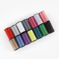 Швейный набор, 42 предмета, в футляре, 12&times;12&times;3 см, чёрный