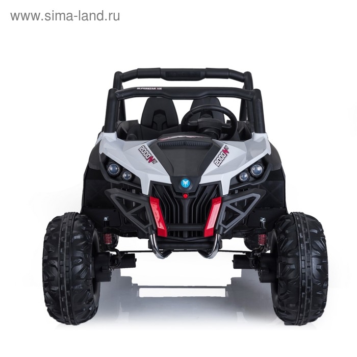 Электромобиль «БАГГИ», полный привод 4WD, кожаное сидение, цвет белый Электромобиль «БАГГИ», полный привод 4WD, кожаное сидение, цвет белый