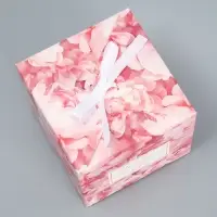 Коробка складная «Расцветай с каждым днем », 12 × 12 × 12 см Коробка складная «Расцветай с каждым днем », 12 × 12 × 12 см