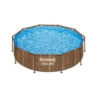 Бассейн каркасный Steel Pro, 305&times;76 см, круглый, цвет рейка, 561VP Bestway