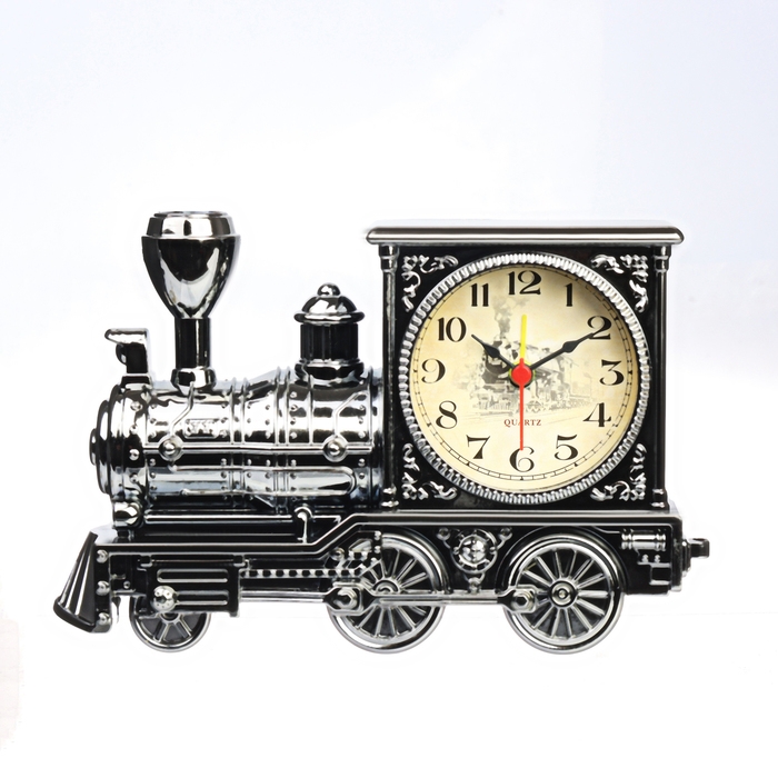 Часы настольные будильник детский «Паровоз», циферблат d-6 см, 11×18 см Часы настольные будильник детский «Паровоз», циферблат d-6 см, 11×18 см