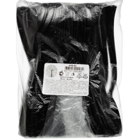 Ложка одноразовая столовая  175мм, черная , ПС 50 шт/уп