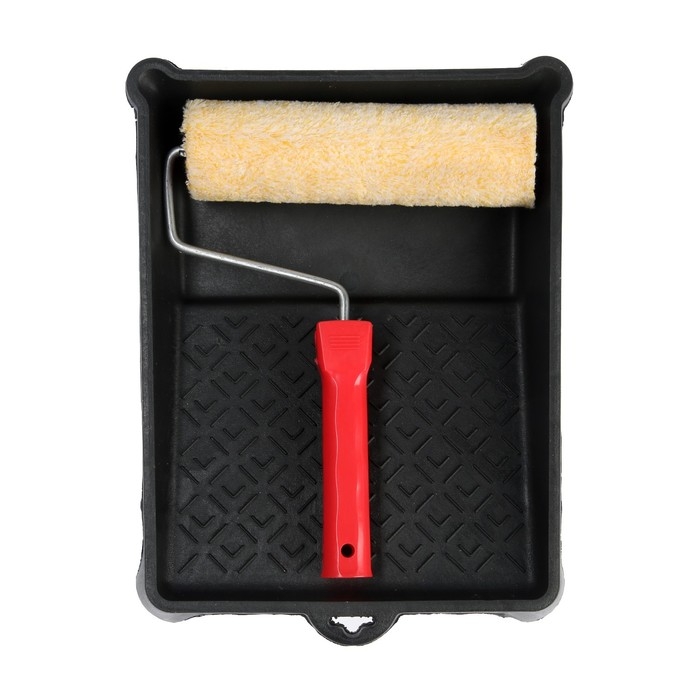 Набор малярный ЛОМ, валик полиакрил, 180 мм, ванночка 250 х 320 мм Набор малярный ЛОМ, валик полиакрил, 180 мм, ванночка 250 х 320 мм