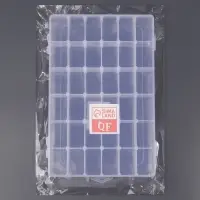 Органайзер для хранения мелочей, 36 ячеек, 27.3&times;17.5&times;4.5 см, прозрачный