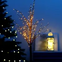 Дерево светодиодное 60 см, 240 LED, USB, свечение янтарно-белое