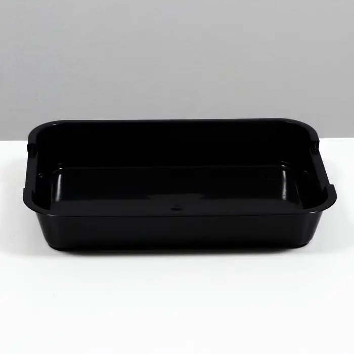 Туалет средний без сетки 36&times;26&times;6.5 см, чёрный