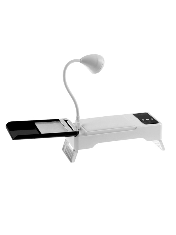 Лампа для гель лака, LED. 24 диода, 72 Вт, от USB, складная, белая Лампа для гель лака, LED. 24 диода, 72 Вт, от USB, складная, белая