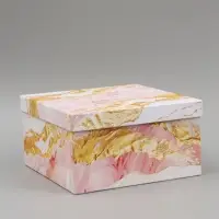 Набор подарочных коробок 10 в 1 &laquo;Золотая коллекция&raquo;, 10.2 &times; 10.2 &times; 6‒28.2 &times; 28.2 &times; 15 см