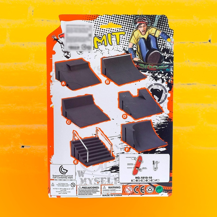 Пальчиковый скейтборд с рампой «Скейт-парк», МИКС Пальчиковый скейтборд с рампой «Скейт-парк», МИКС