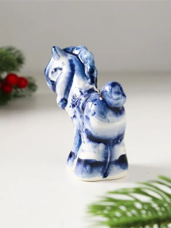 Сувенир Конь Яхонт, 8х8,5х3,5 см, гжель Сувенир Конь Яхонт, 8х8,5х3,5 см, гжель