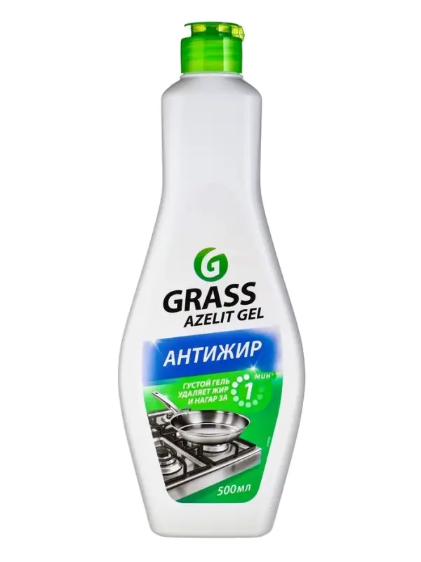 Чистящее средство Grass Azelit-gel, гель, для кухни, антижир, 500 мл