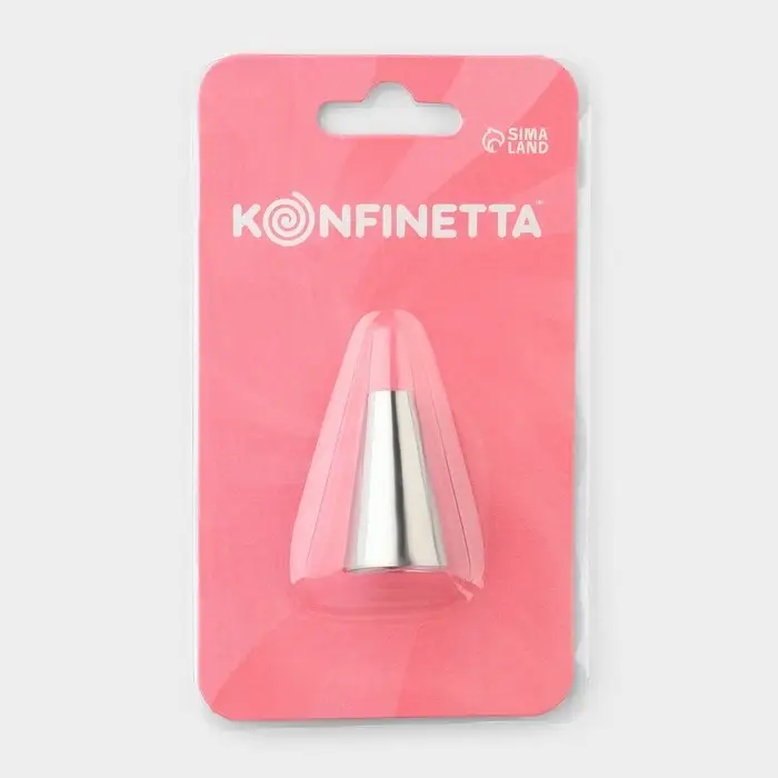 Насадка кондитерская KONFINETTA, d=1.8 см, № 418S, нержавеющая сталь