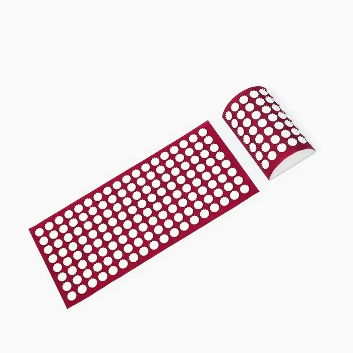 Аппликатор Кузнецова комплект, 144 колючки, спантекс, красный, 260&times;560 мм + валик 140&times;230