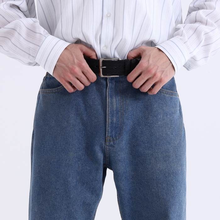 Ремень мужской, ширина 4 см, винт, пряжка металл, цвет чёрный Ремень мужской, ширина 4 см, винт, пряжка металл, цвет чёрный