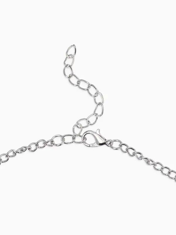 Кулон на цепочке &laquo;ДНК&raquo;, L=42 см, цвет чернёное серебро