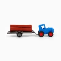 Игрушка трактор с бревнами &laquo;Синий трактор&raquo;