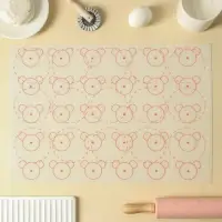 Силиконовый коврик армированный «Макарон.Ушки», 42×29,5 см Силиконовый коврик армированный «Макарон.Ушки», 42×29,5 см