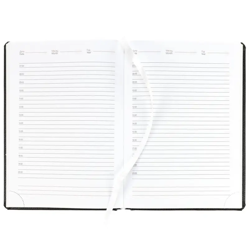 Ежедневник Sagrin, недатированный, черный Ежедневник Sagrin, недатированный, черный