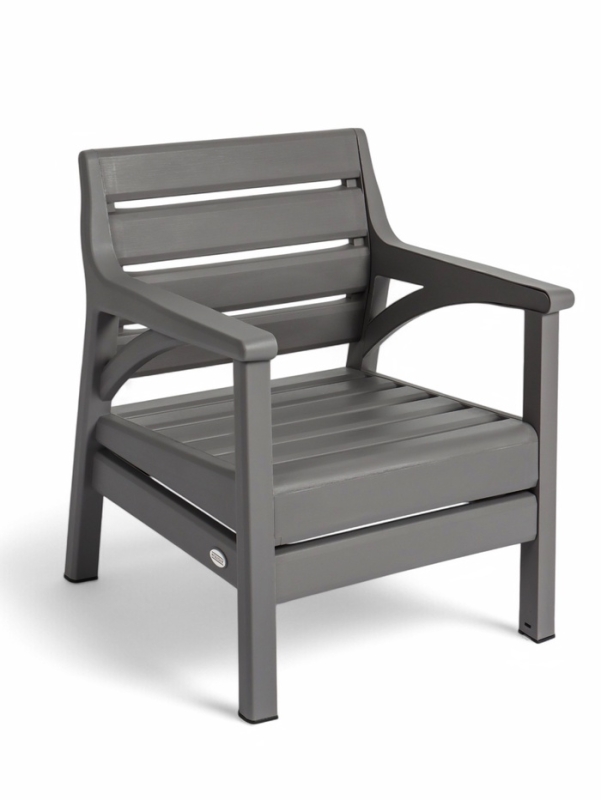 Набор садовой мебели Набор садовой мебели "Евпатория" 4 предмета: 2 кресла, стол, диван 2-х местный, цвет серый