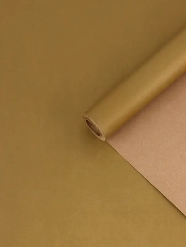 Бумага упаковочная крафт, "МИКС №2", набор 3 цвета, 0.68&times;5&plusmn;5% м, 70 г