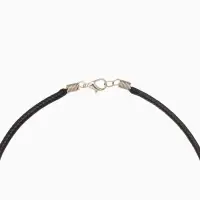 Кулон "Капля" ракушка 25,5 см, цв. чёрно-белый