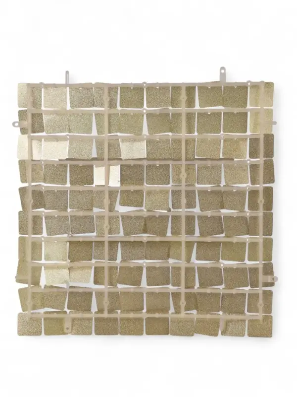 Панель с пайетками для фотозоны 30*30 см золото с блёстками Панель с пайетками для фотозоны 30*30 см золото с блёстками