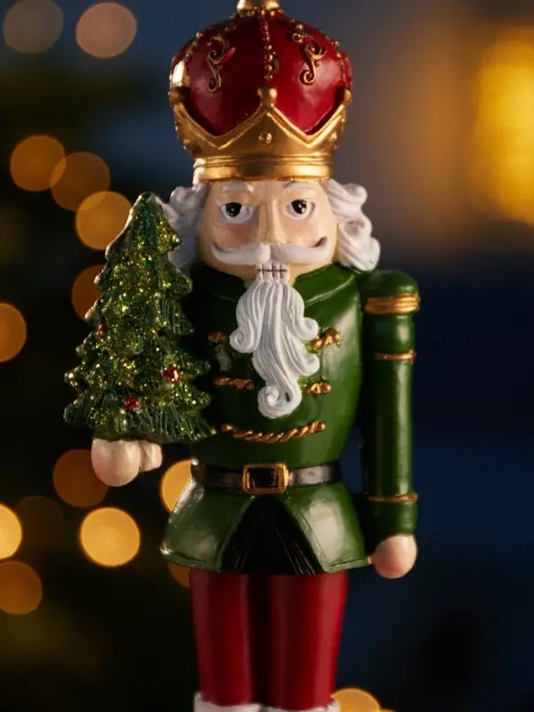 Фигура светодиодная  Фигура светодиодная "Щелкунчик" 22х11 см, 2 LED, LR41x3 (в компл), Т/БЕЛЫЙ