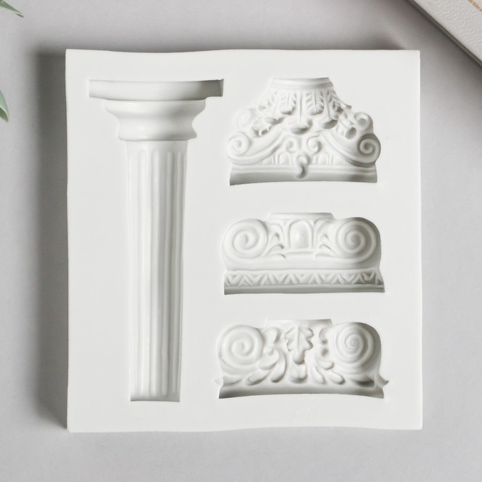 Молд силикон Молд силикон "Архитектура" 4 предмета 1,5х9,5х10 см