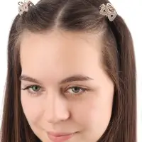 Крабик для волос &laquo;Грейс&raquo;, бант, 2.5 см, золотистый