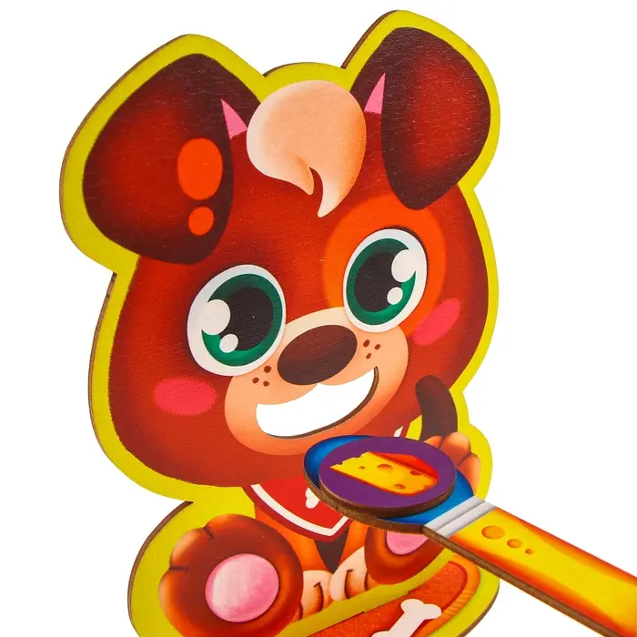 Настольная игра Лесная мастерская &laquo;Накорми меня. Щенок&raquo;, 10 фишек