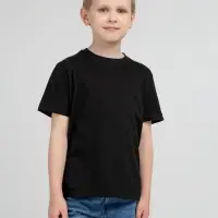 Футболка детская Regent Kids 150 черная, на рост 96-104 см (4 года)