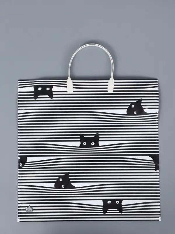 Пакет Любопытство- пластиковая ручка  36 х 37 см 100 мкм