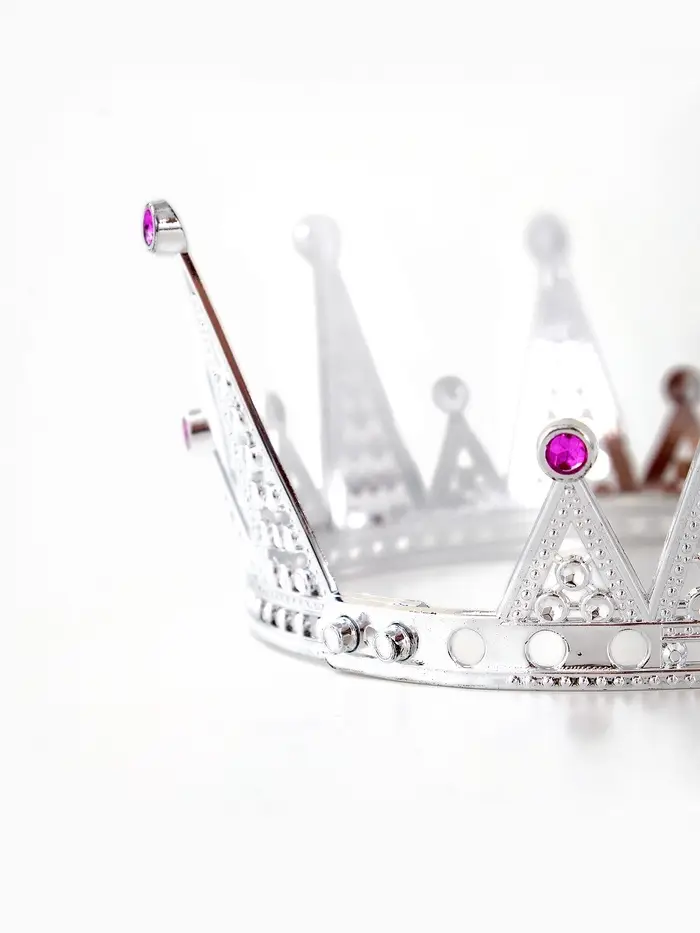 Корона королевы, цвет серебряный Корона королевы, цвет серебряный