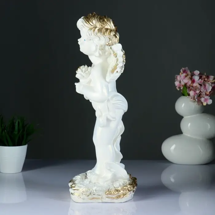 Фигурка &laquo;Ангел большой&raquo;, гипс, перламутр, 44&times;20&times;15 см