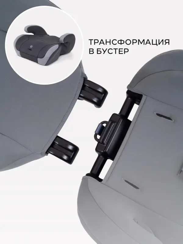 Автокресло RANT basic HD-02 "Mile" (Black) группа 1-2-3 (9-36 кг), черный