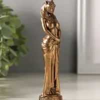Фигурка &laquo;Богиня Бастет&raquo;, 14&times;3&times;3 см, гипс под бронзу винтаж