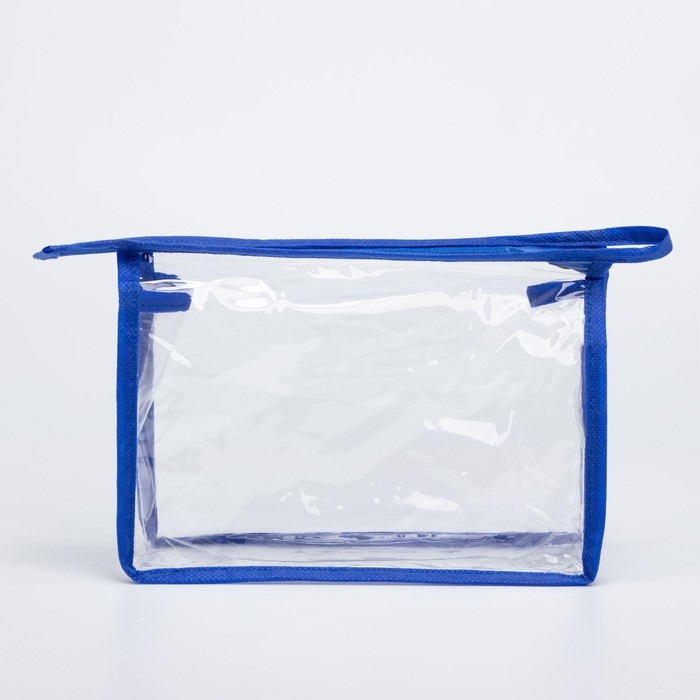 Косметичка на молнии, цвет синий Косметичка на молнии, цвет синий
