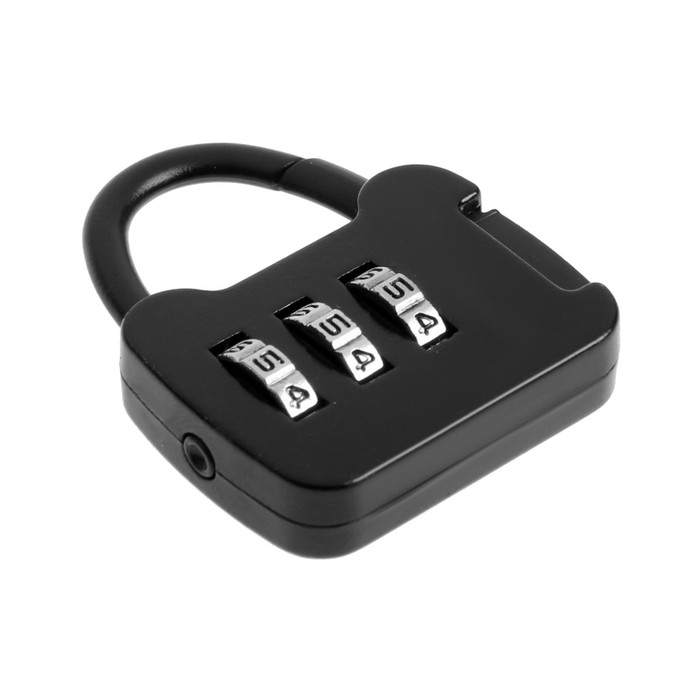 Замок навесной кодовый ТУНДРА ZK001, черный Замок навесной кодовый ТУНДРА ZK001, черный