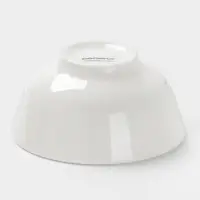 Салатник толстостенный Доляна White Label, 400 мл, d=12.5 см, фарфор, белый