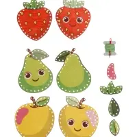 Развивающий набор "Шьем Сами. Фрукты" LIP1411 Развивающий набор "Шьем Сами. Фрукты" LIP1411