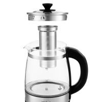 Чайник электрический стеклянный с подсветкой КТ-6119 - 1.7 л Чайник электрический стеклянный с подсветкой КТ-6119 - 1.7 л
